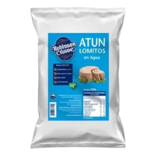 Atún Pouch En Agua - Robinson Crusoe 1 Kg