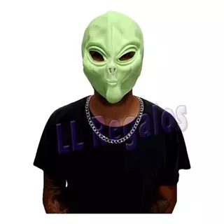 Máscara Alien Alienígena Et Látex Halloween Festa Fantasia 