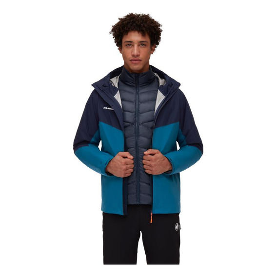 Chaqueta Hombre Mammut 3 In 1 Tour Hs Hooded Azul