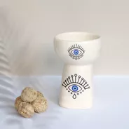 Sahumador Copalera Ceramica Ojo Turco
