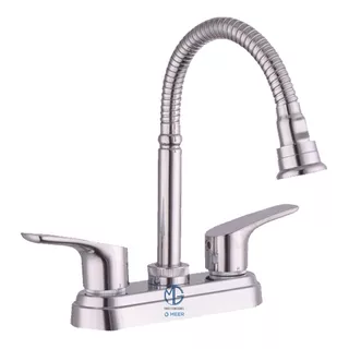 Meer Cnx Mzl4212f Llave Mezcladora Lavabo Flexible Cromo