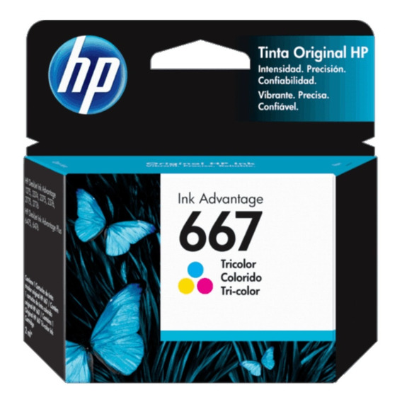 Cartucho Hp 667 Color Hewlett Packard Original