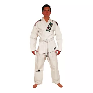 Gi Kimono Fire Sports Blanco Adulto Jiu Jitsu Brasileño 550g