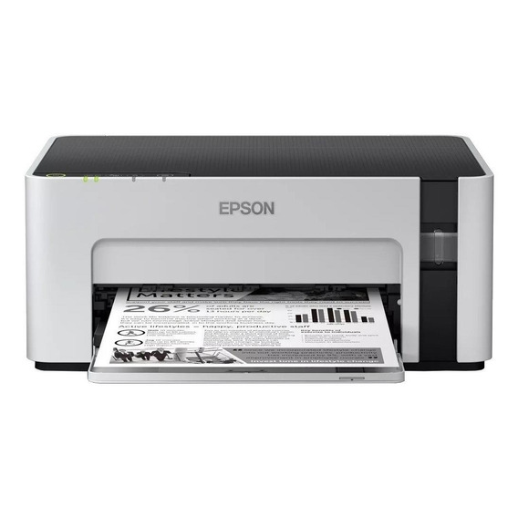 Impresora simple función Epson EcoTank M1120 con wifi blanca y negra 100V/240V
