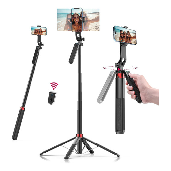 1.8m Tripie Para Celular Selfie Stick Estabilizador De 4 Eje