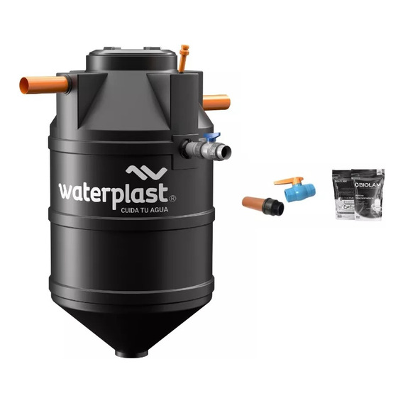 Biodigestor Waterplast Autolimpiable Ba 1300 Lts 