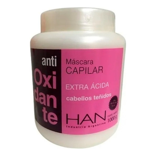 Han Mascara Antioxidante Extra Acida Baño De Crema 1000 Ml