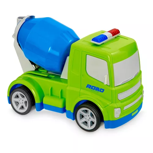 Caminhão Betoneira Realista Brinquedo Infantil Mixer Truck Vermelho