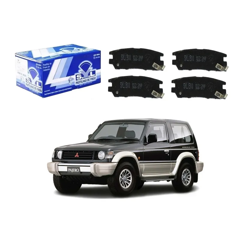 Pastilha Freio Traseira Pajero 2.4 2.5 2.8 3.0 1991 A 1999