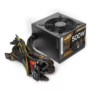 Fuente Pc Gamer 500w Sentey Hbp500-gs 80 Plus Bronze Atx Color Negro