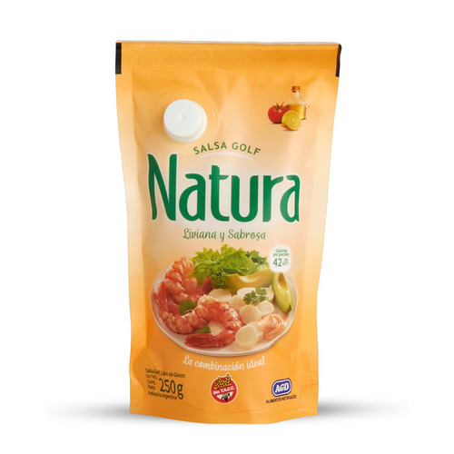 Salsa golf Natura sin TACC en doypack 250 ml