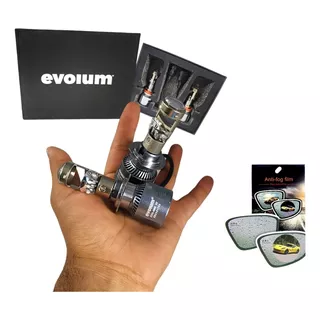 Kit De Focos Led H7 Proyector Lupa Evolum 55w 30,000lm 2pz 