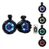Rockville 2 Wb65kls - Altavoces De Torre Led De Metal Para Wakeboard Marino De 6.5 Pulgadas, 300 W, Color Negro
