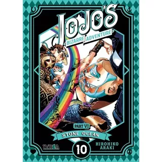 Manga Jojo's Bizarre Adventure Stone Ocean Tomo 10 Ivrea Esp