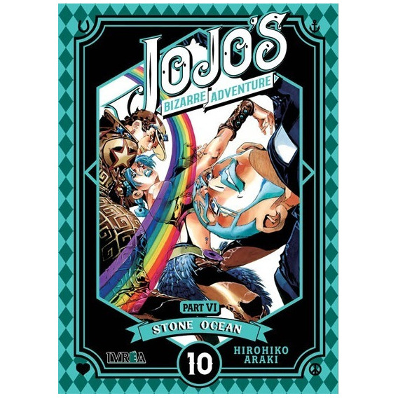 Manga Jojo's Bizarre Adventure Stone Ocean Tomo 10 Ivrea Esp