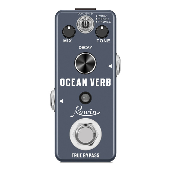 Pedal De Reverberación Digital Rowin Lef-3800 Ocean Verb Ped