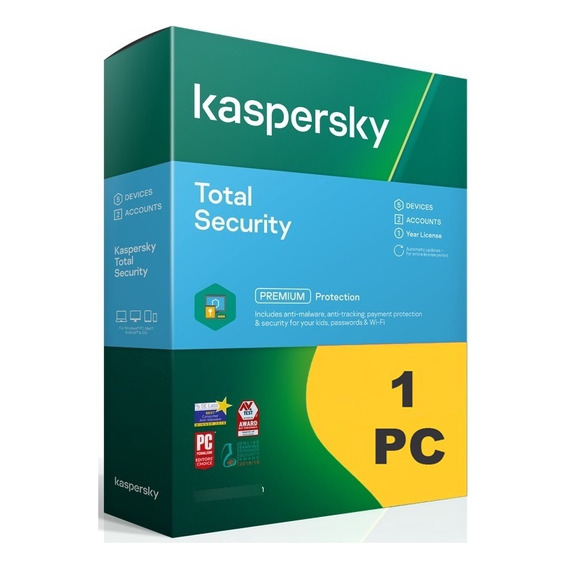 Licencia Kaspersky Total Security 1 Año Última Versión