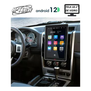 Central Multimidia H-tech 10.1  Rotativa 1din Android 12