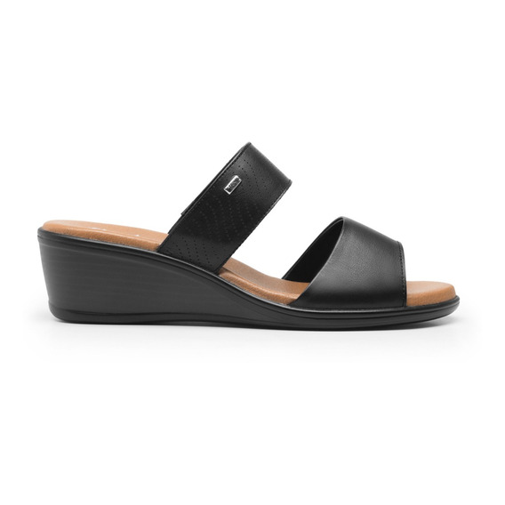 Sandalia Flexi Para Mujer Estilo 123702 Negro