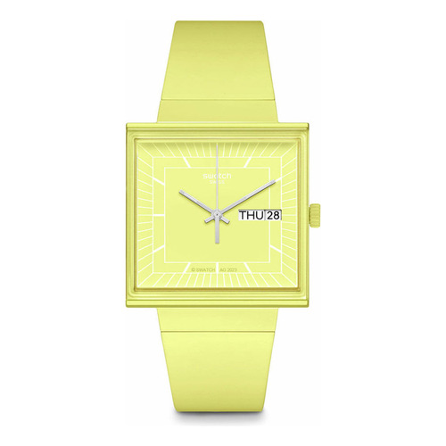 Reloj Swatch What If... Lemon? De Silicona So34j700