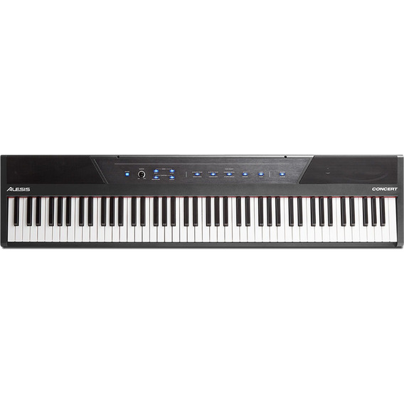 Alesis Concert Piano Digital 88 Teclas 7 Semipesadas Negro