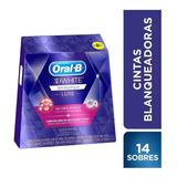 14 Sobres Tiras Blanqueador Oral-b Whitestrips Advanced Seal