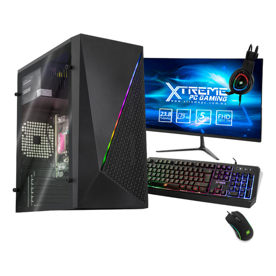 Xtreme Pc Intel Quad Core J4125 16gb 500gb Monitor 23.8 Wifi