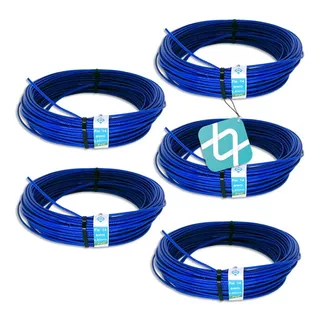 Promoção Arame Azul Resistente Encapado Fio 14 2,80mm 5kg 