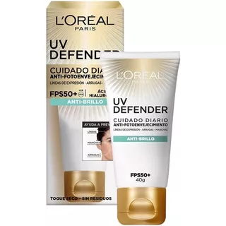 Crema Hidratante Anti-brillo Con Fps50+ Uv Defender L'oréal 