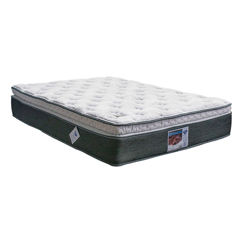 Colchón Spring Air Sleeper Ortopédico Para Cama Individual Color Blanco/Gris