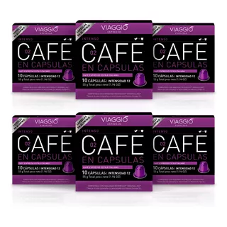 Café Cápsulas Viaggio Espresso Intenso X60u