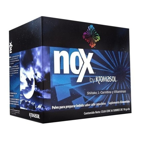 Nox By Kromasol Baja De Peso & Obtén Energía 36 Sachets