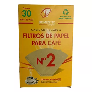 Filtros Papel Cafe N2 X 30 Unidades