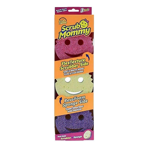 Esponja Scrub Mommy Store Scrub Mommy - Dual Sided Sponge with Sof de polimero pack x 3