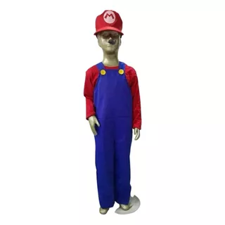 Disfraz Cosplay  De Luigi Y Mario Bross Nintendo Niño