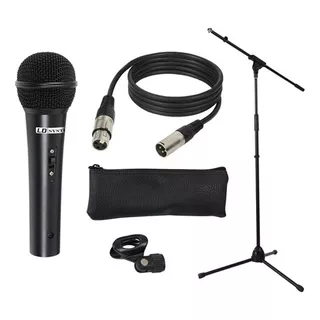 Set Microfono, Stand Con Boom, Cable Micset1 Msi Color Negro