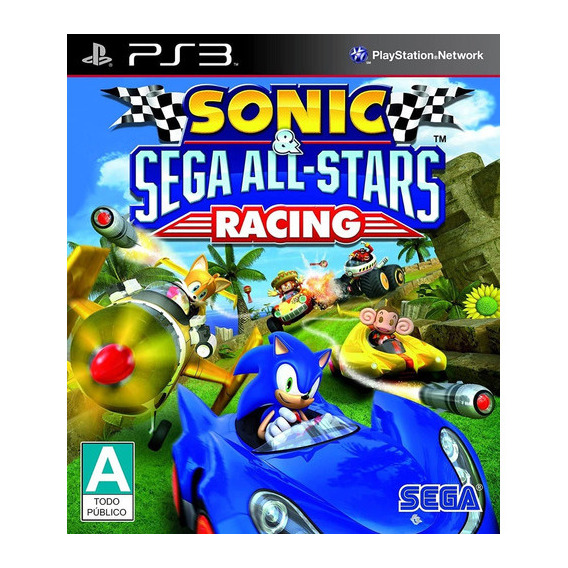 Juego Sonic Sega All-stars Racing Ps3 Fisico