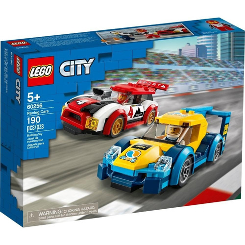 Lego 60256 City  Racing Cars Set Construcción 190 Piezas
