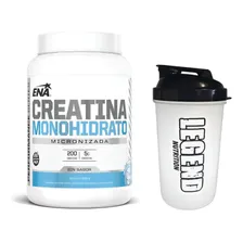 Creatina Monohidrato 1 Kg Ena Sport Micronizada Sin Sabor Vaso Legend Nutrition 600ml