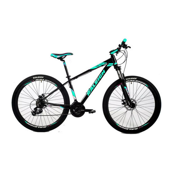 Bicicleta Mtb Dama Raleigh Mojave 2.0 Rodado 29 Aluminio Con Transmisión Shimano, Frenos Disco Mecanico, Horquilla Con Bloqueo Negra