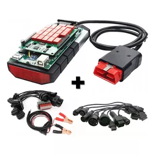 Escaner Automotriz Multimarca Ds150 + Kit Cables Auto Camion
