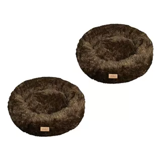  2 Unidades Cama Nuvem Pelúcia Lavável Gato Cachorro 45cm 