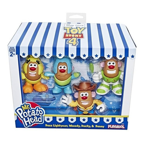 Disney Pixar Toy Story 4 Mr. Potato Head Mini Paquete De 4