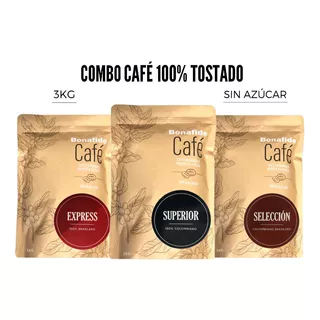 Combo Café Tostado Bonafide 3kg