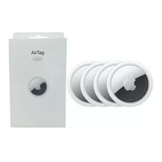 Airtag Apple Rastreador - Pack C/ 4 Unidades Cor Branco