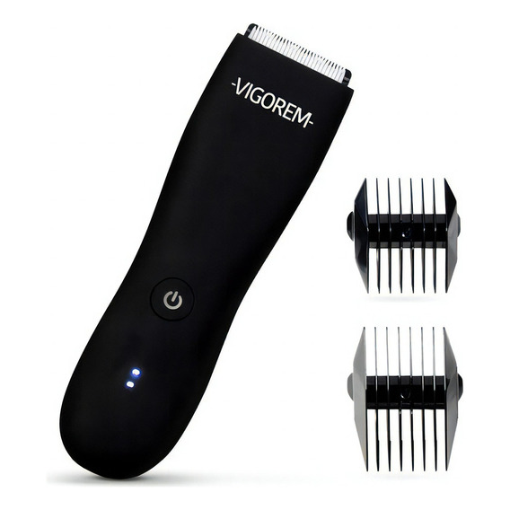 Afeitadora Eléctrica Masculina Vigorem Pro Negra Color Negro