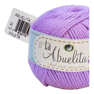 Hilaza Abuelita Estambre Mayoreo Hilo Grueso Algodon 50g /p Color 51 Violeta