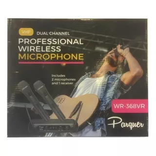 Micrófonos Parquer Wr-368vr Dinámico Cardioide Color Negro