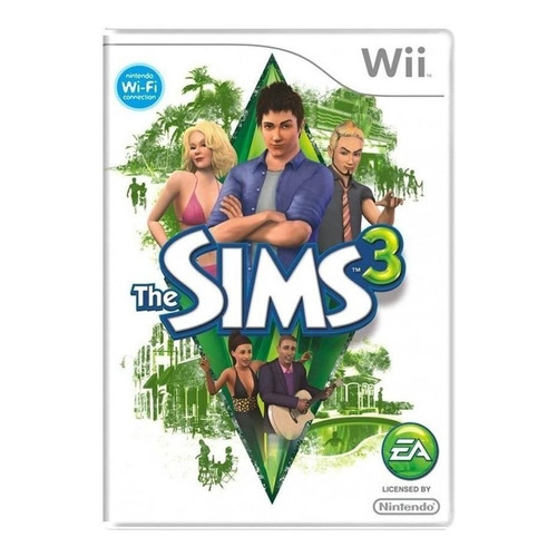 The Sims 3  The Sims 3 Standard Edition Electronic Arts Wii Físico