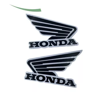 Par Adesivo De Tanque Asa Honda Titan Fan 150 Start Moto 